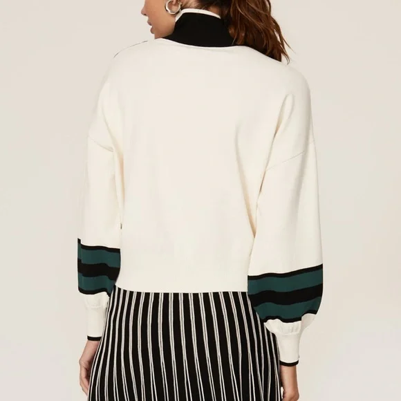 Tanya Taylor Kyra Turtleneck Sweater 1X - Picture 4 of 5